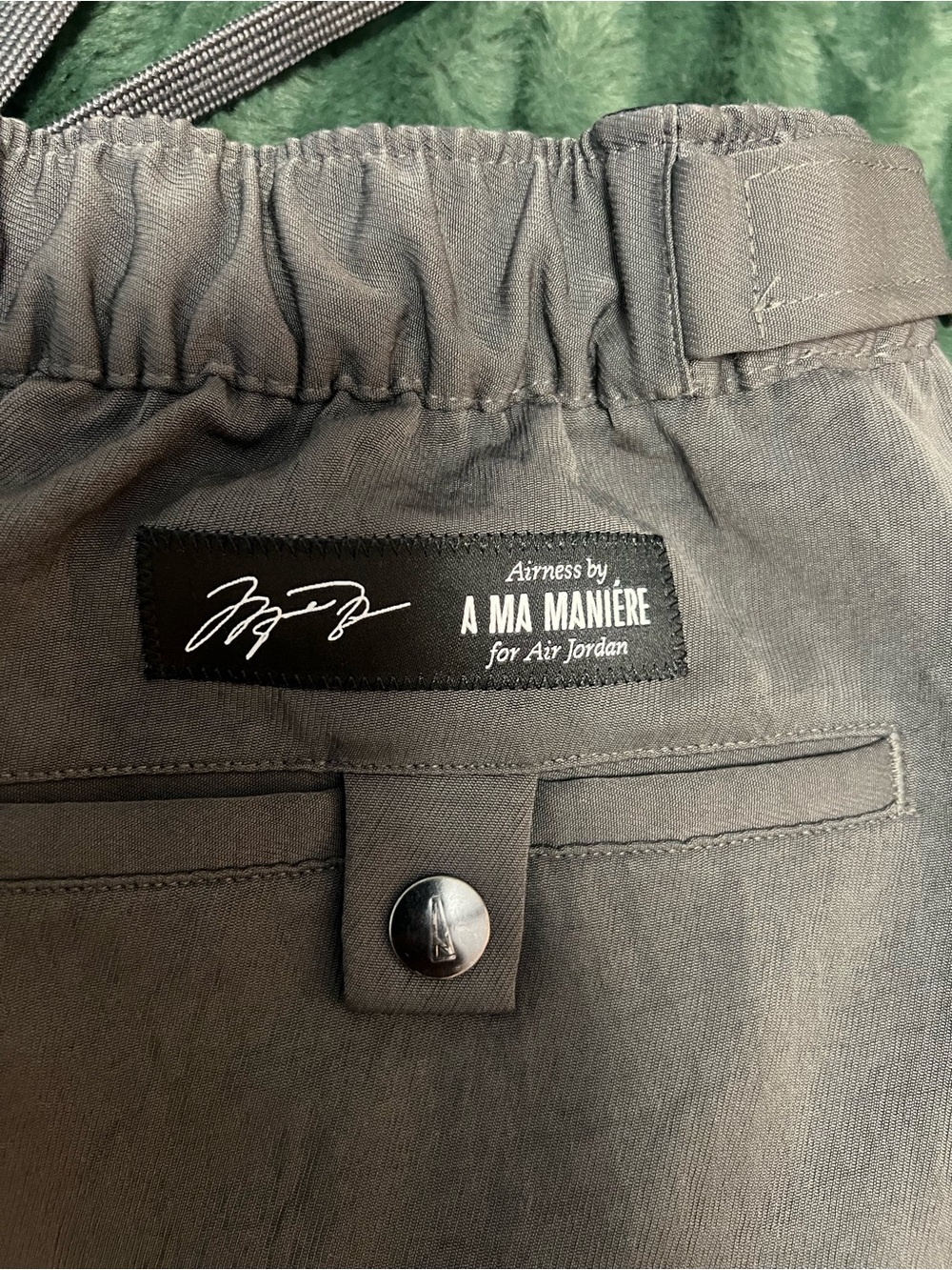 Jordan x A Ma Maniére Men's Gray Pants